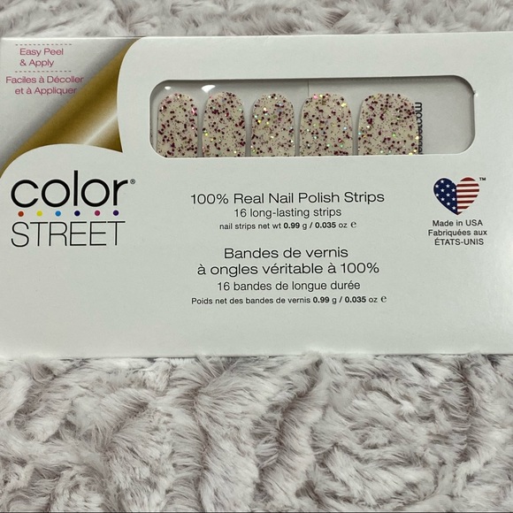 Color Street RETIRED Pink Peppercorn nail strips - NEW & sealed - Picture 3 of 5